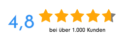 4,8 Sterne Bewertung von SKS
