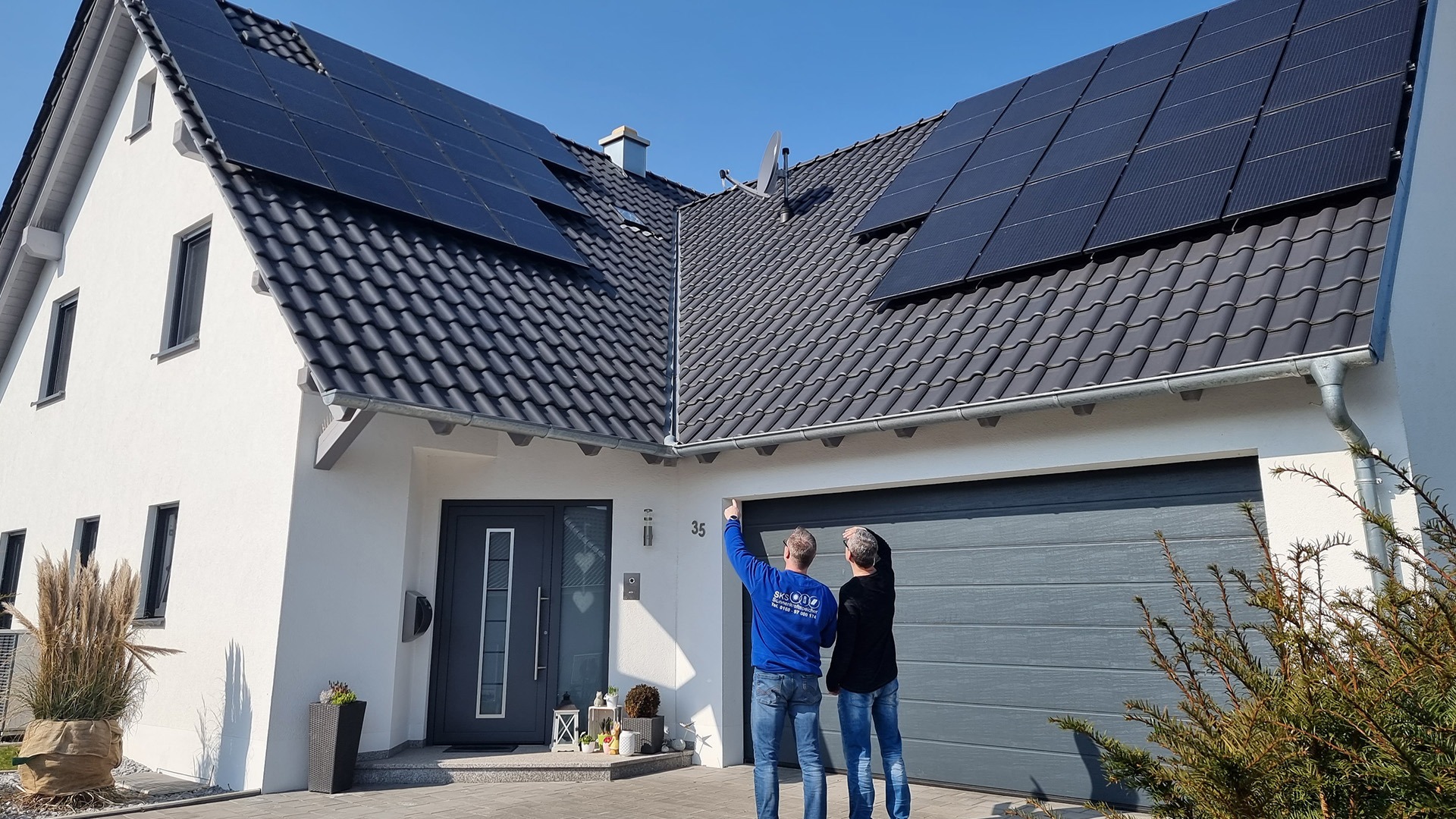 Haus mit Solaranlage in Würzburg und Umgebung